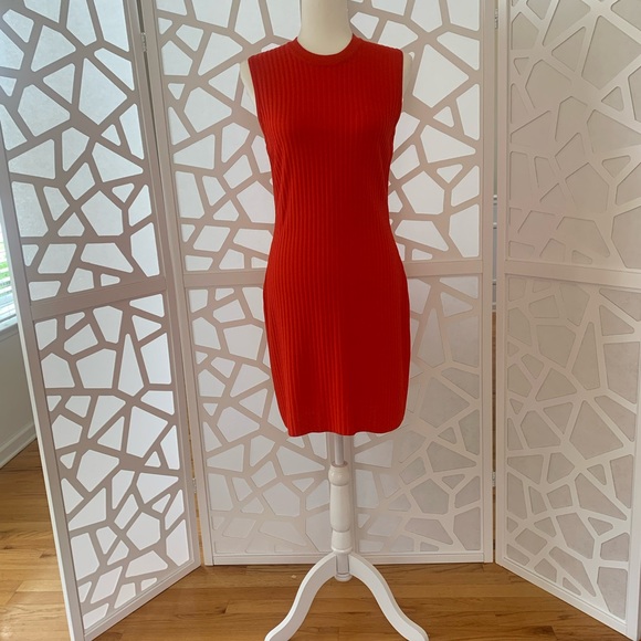 St. John Collection by Marie Gray.  Ribbed stitch dress, jacket and belt Size 4 - Picture 2 of 6